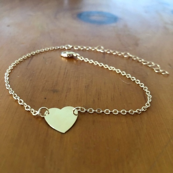 💖 Heart Adj. Anklet 𝅺 - Picture 1 of 3